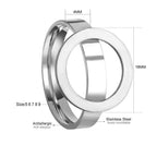 Exaggerated Textured Personalized Ring