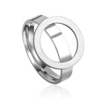 Exaggerated Textured Personalized Ring