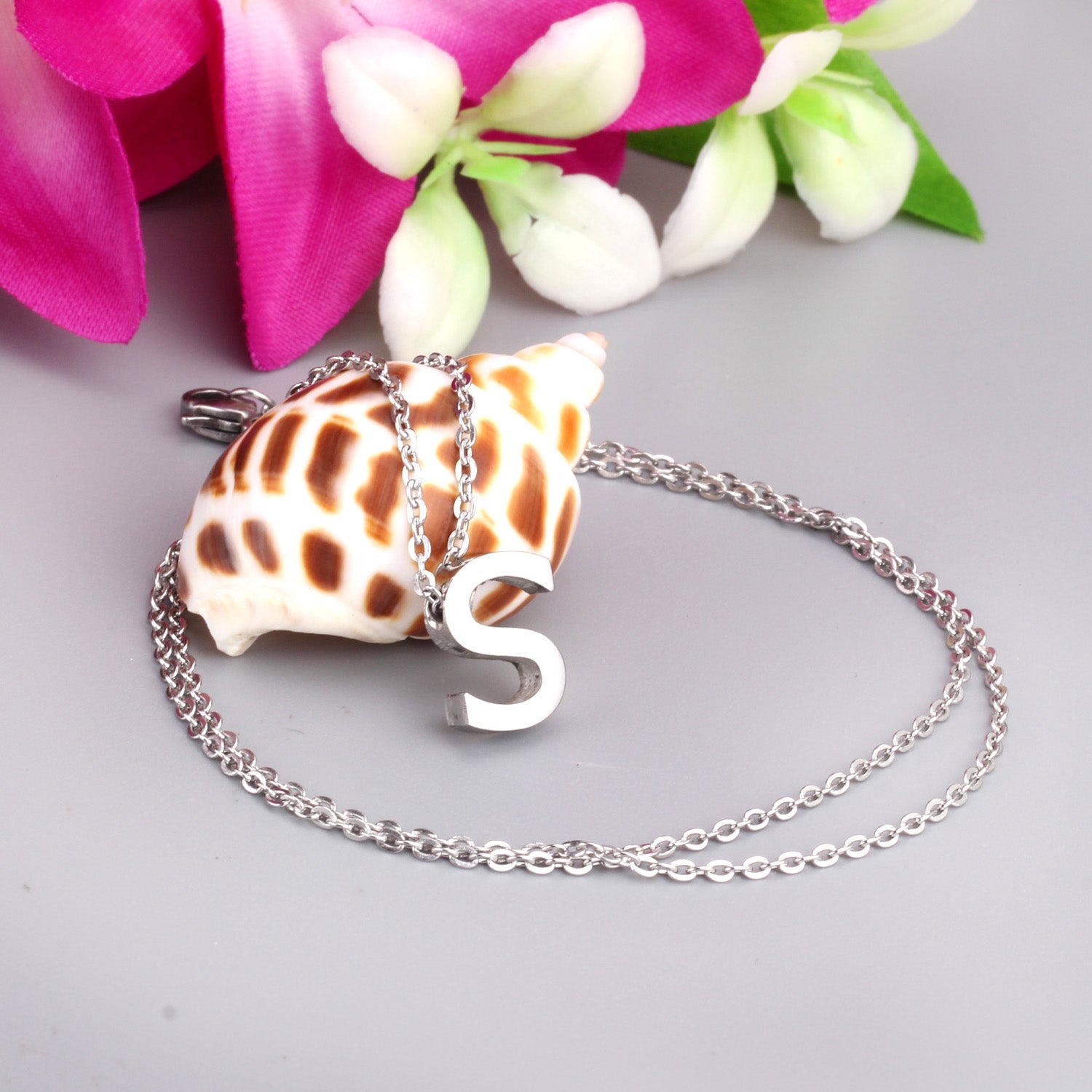 Alfabet initiaal hanger ketting