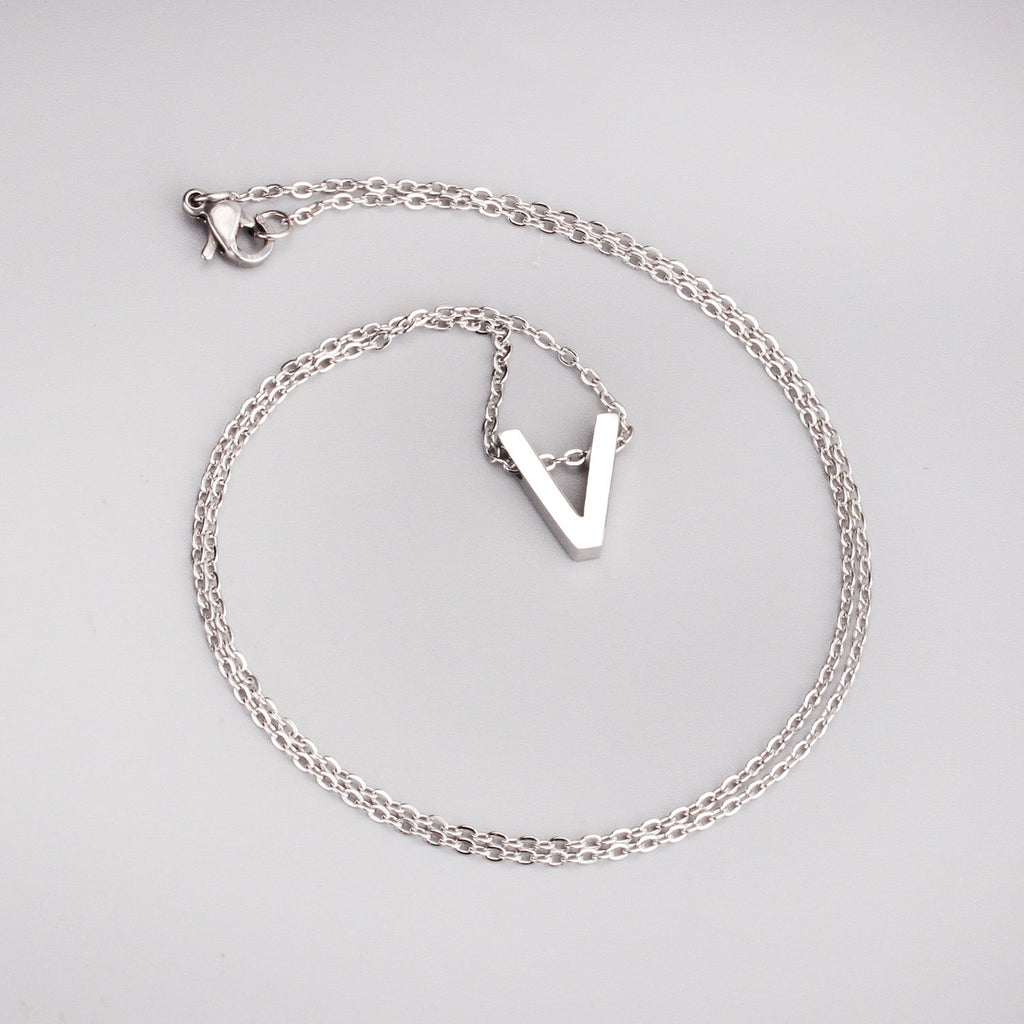 Alfabet initiaal hanger ketting