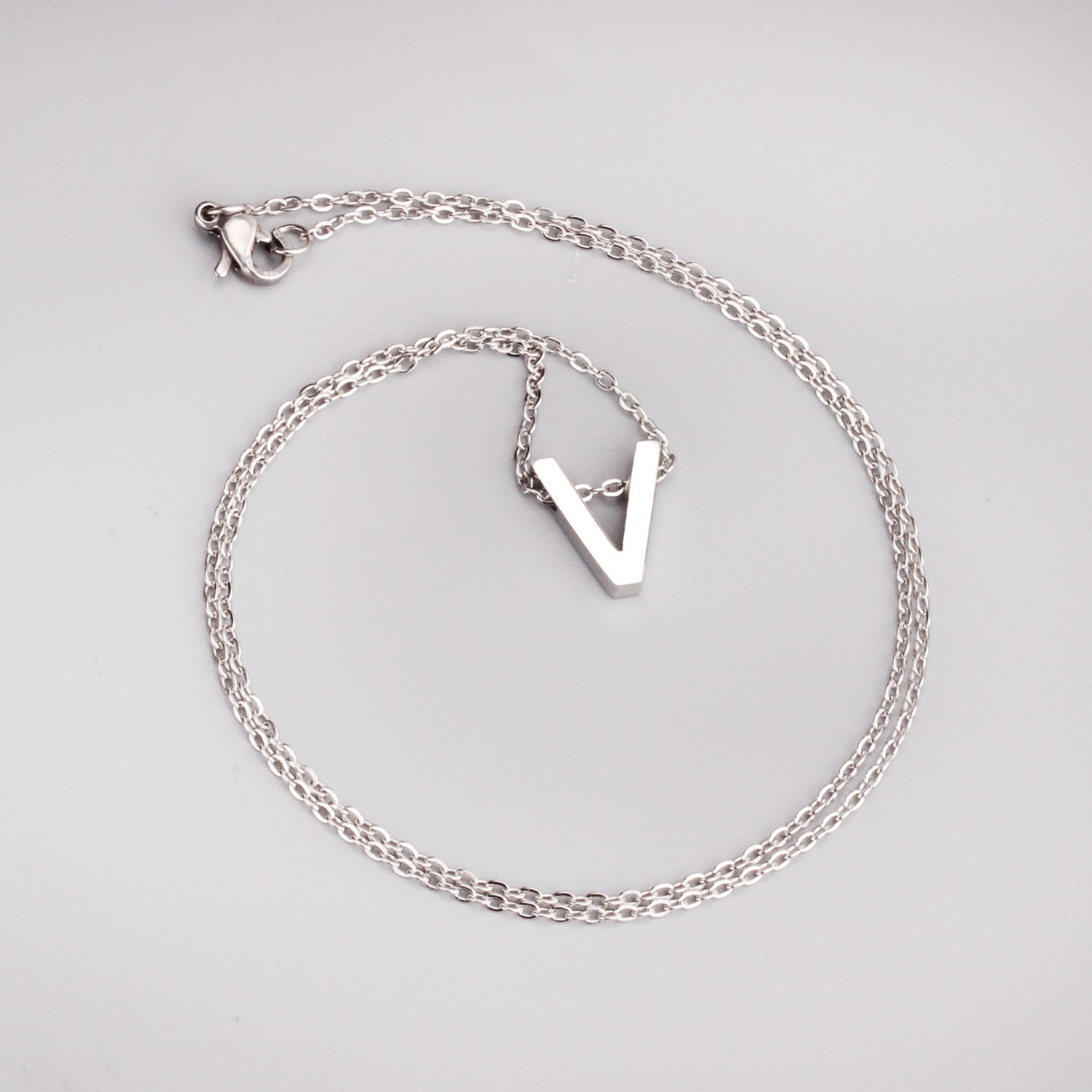 Alfabet initiaal hanger ketting