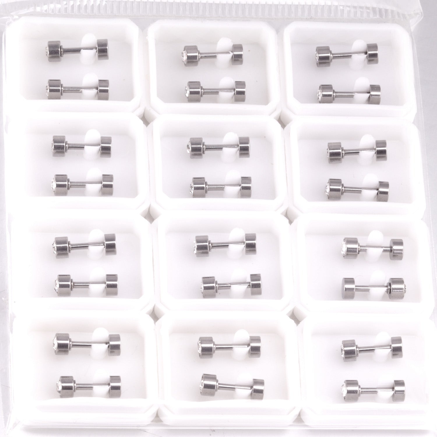 Cilindrische witte diamantschroefpluggen