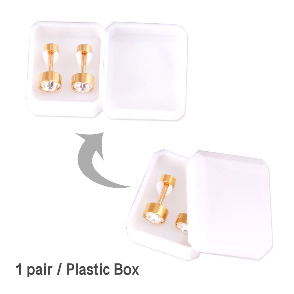 Cilindrische witte diamantschroefpluggen