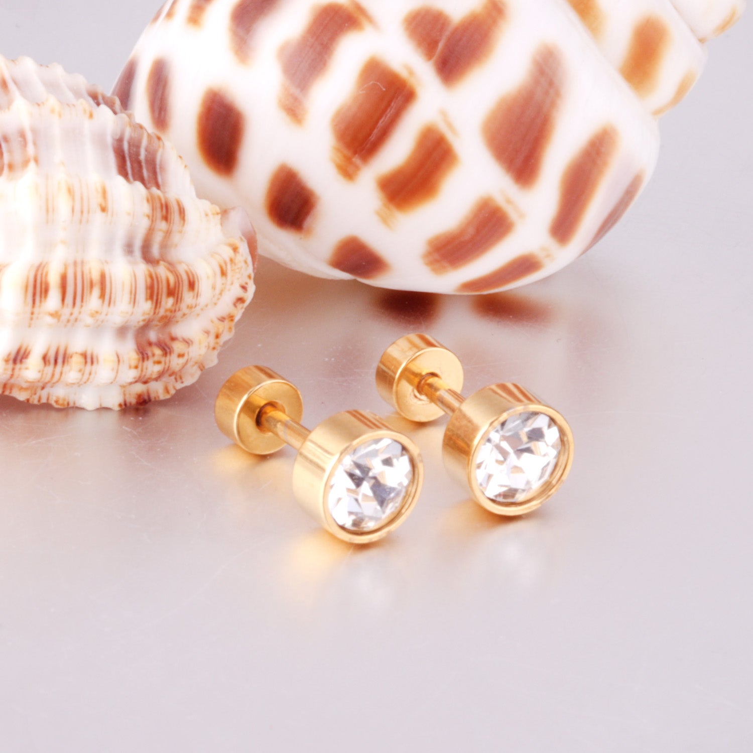 Cilindrische witte diamantschroefpluggen