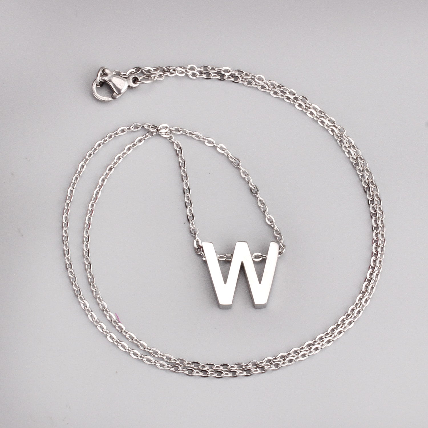 Alfabet initiaal hanger ketting