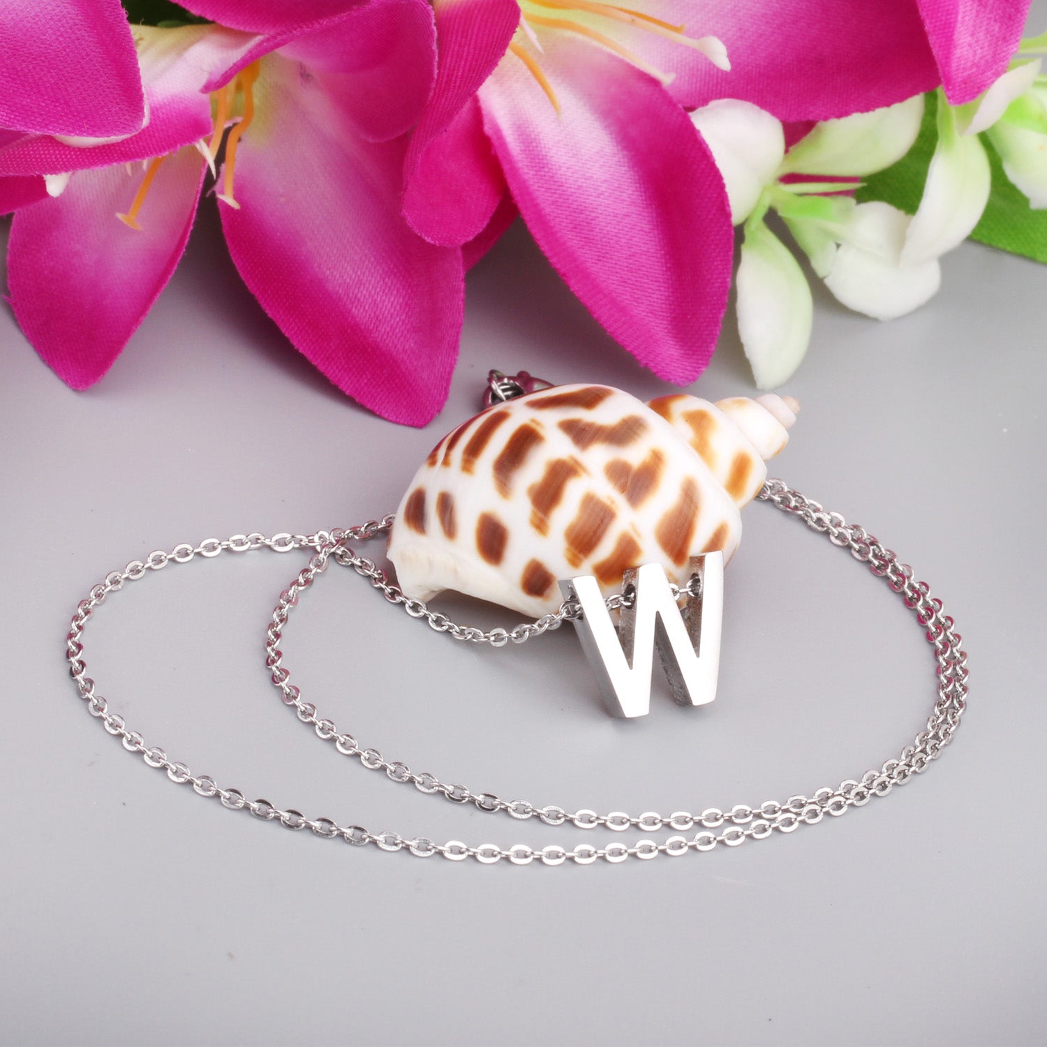 Alfabet initiaal hanger ketting