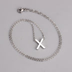 Alfabet initiaal hanger ketting