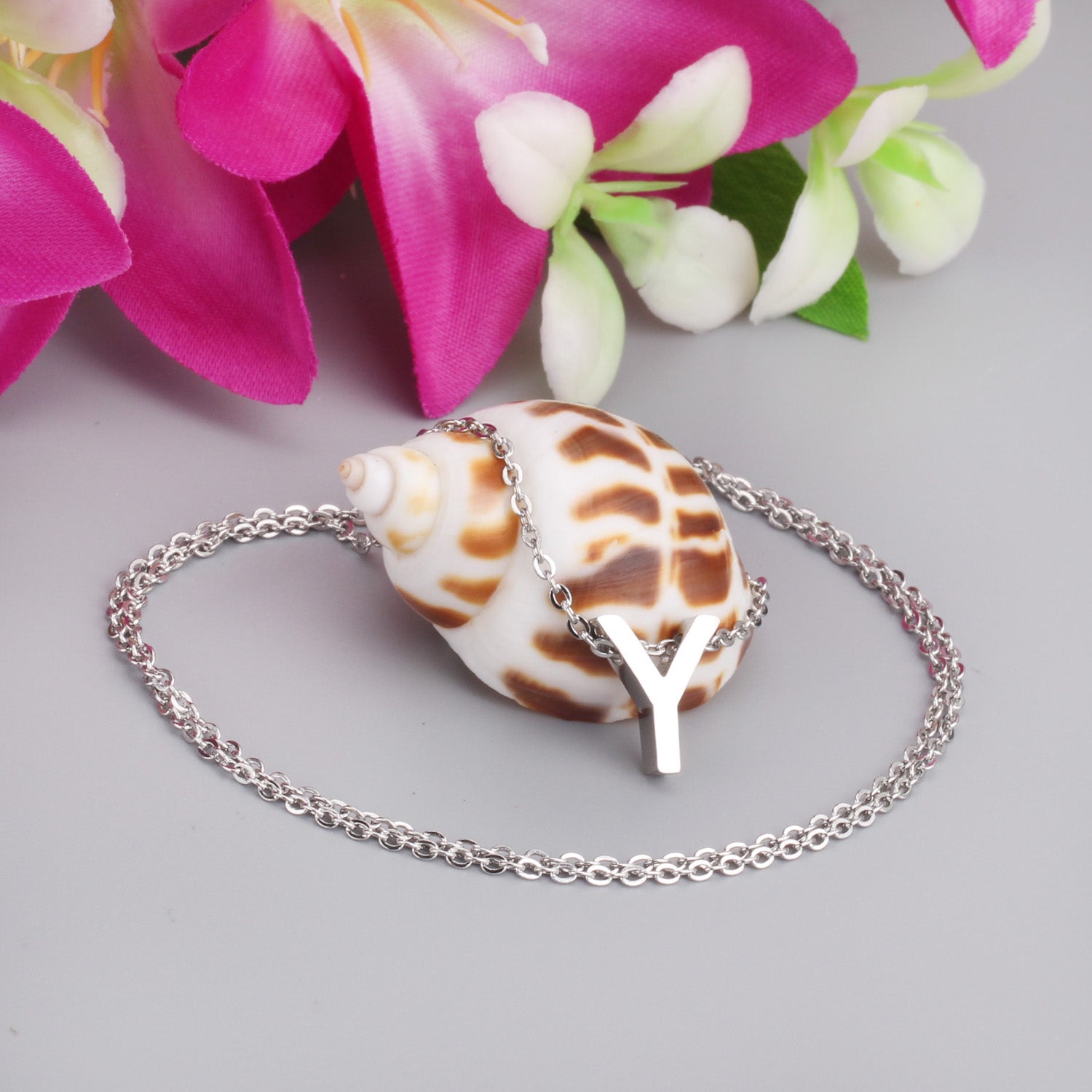 Alfabet initiaal hanger ketting